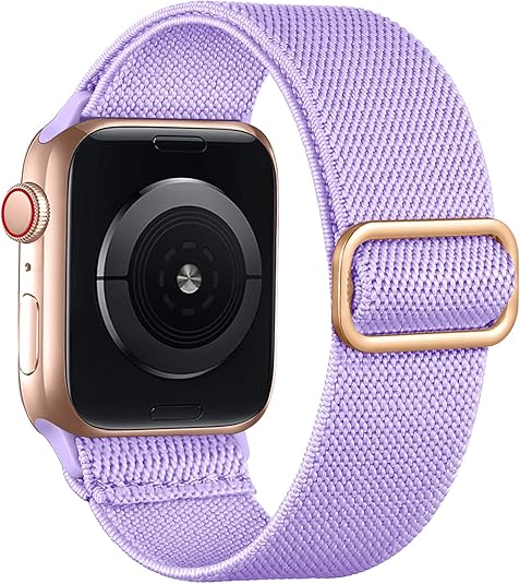 Najlonski remen za Fitbit Versa Lite SE / Versa 2 – ljubičasta