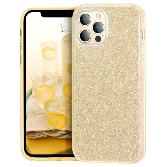 mateprox glitter ovitek za iphone 12 in iphone 12 pro zlata