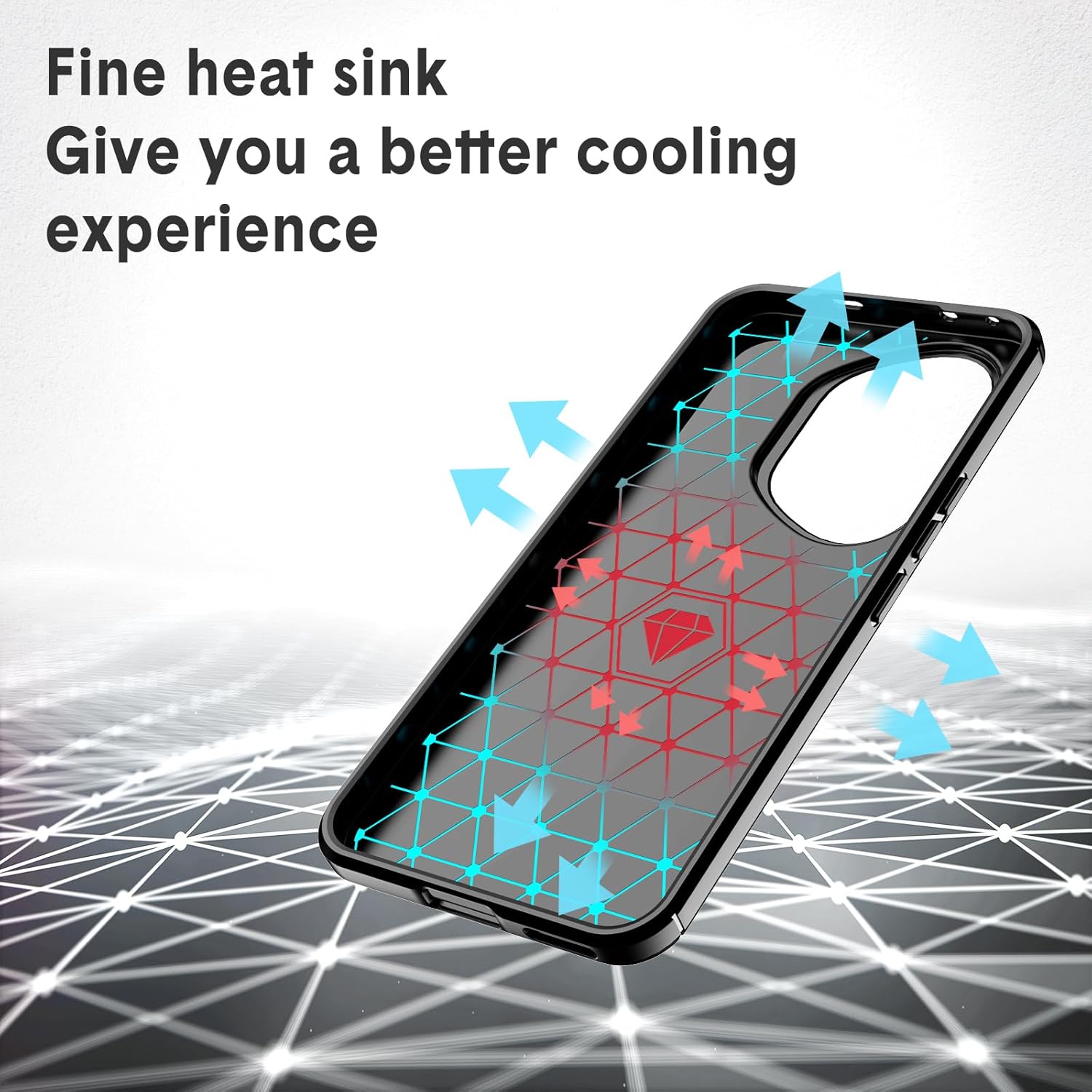 Ovitek za telefon "Carbon" za Honor 400 Pro – Techsuit