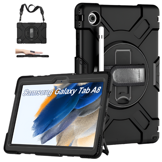 Ovitek za tablični računalnik Galaxy Tab A8 10,5" z držalom za pisalo – Infostyle – Črna
