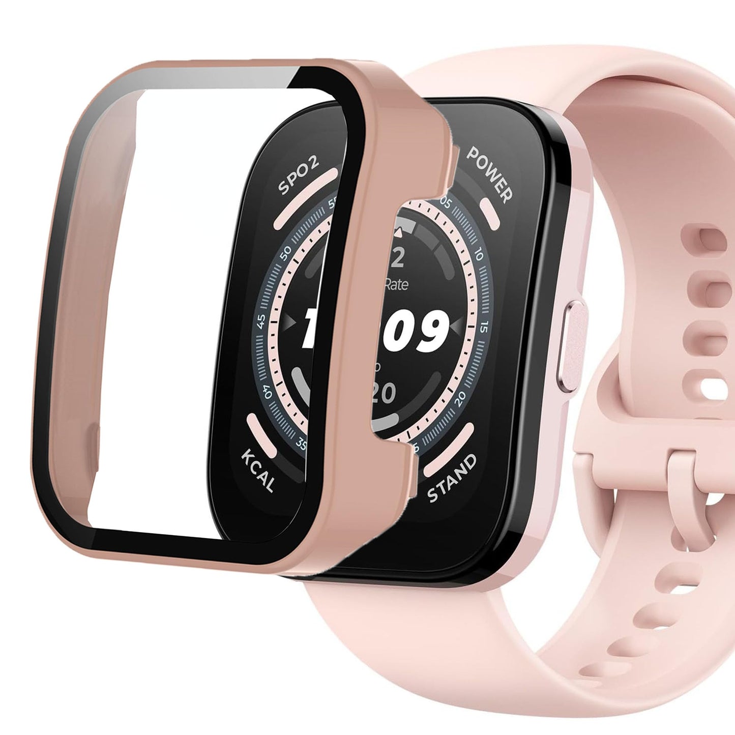 blueshaweu zascitni ovitek za pametno uro amazfit bip 5 roza