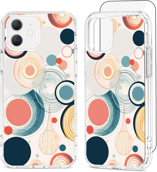 Silikonska maskica “Time Travel” sa zaštitnim staklom za iPhone 12 / iPhone 12 Pro