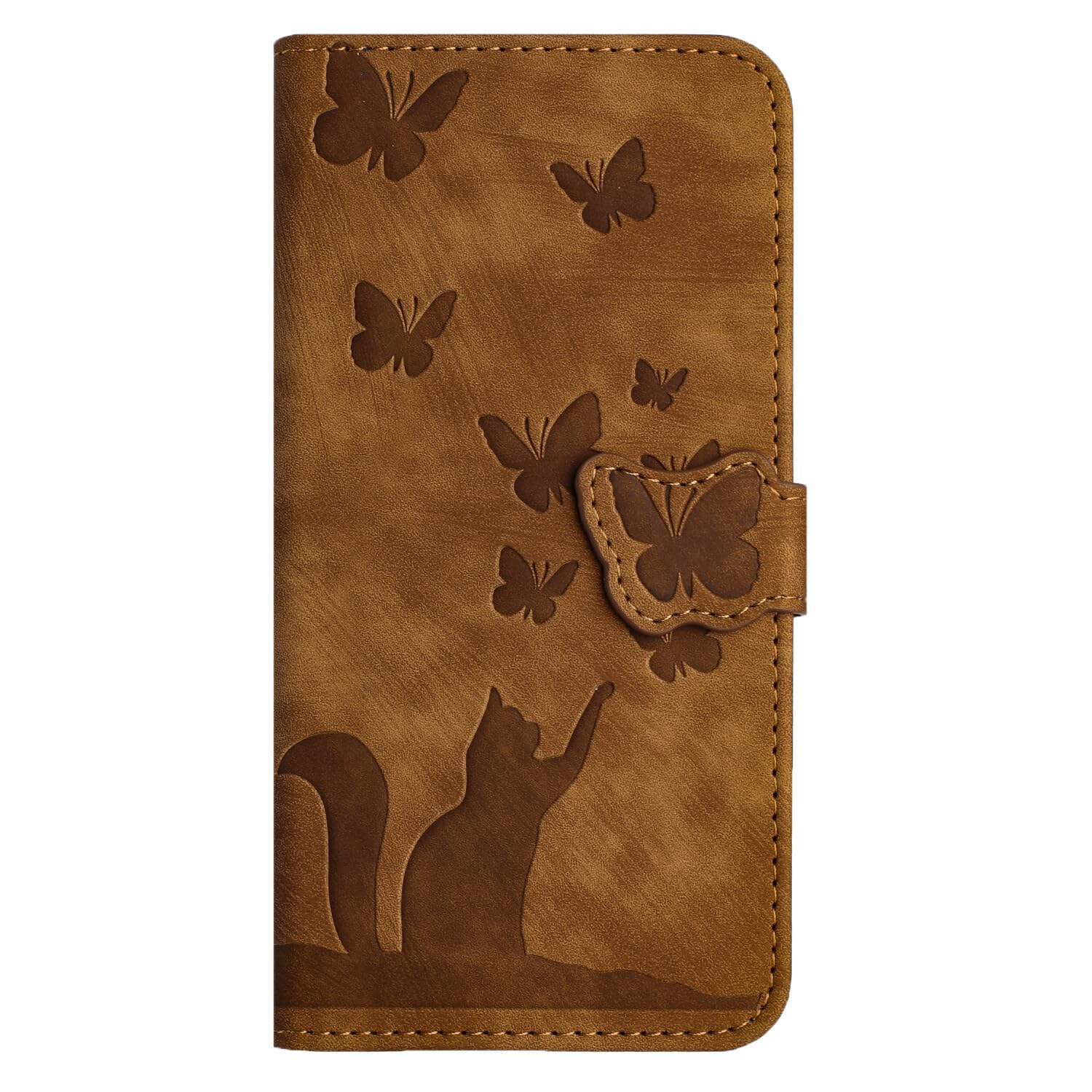 Infostyle Butterfly preklopna torbica z vrvico za Samsung Galaxy S10 rjava