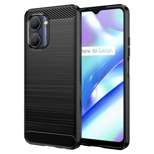 Ovitek Carbon za Realme C33 – črna