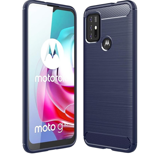 Silikonski ovitek "Cruzerlite" za Motorola Moto G30, modra – Modra / TPU silikon