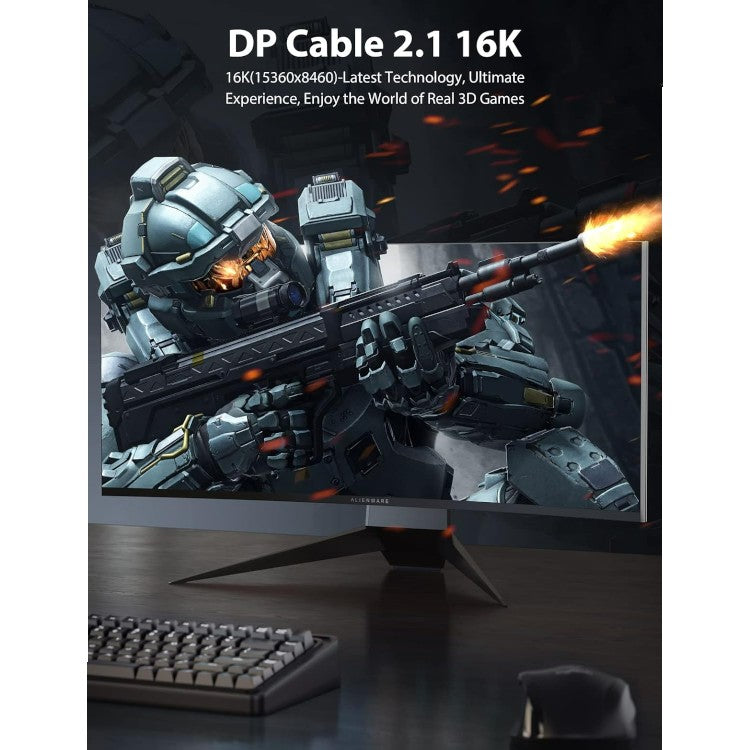 Kabel Stouchi 16K DisplayPort 2.1 DP2.1, 1m