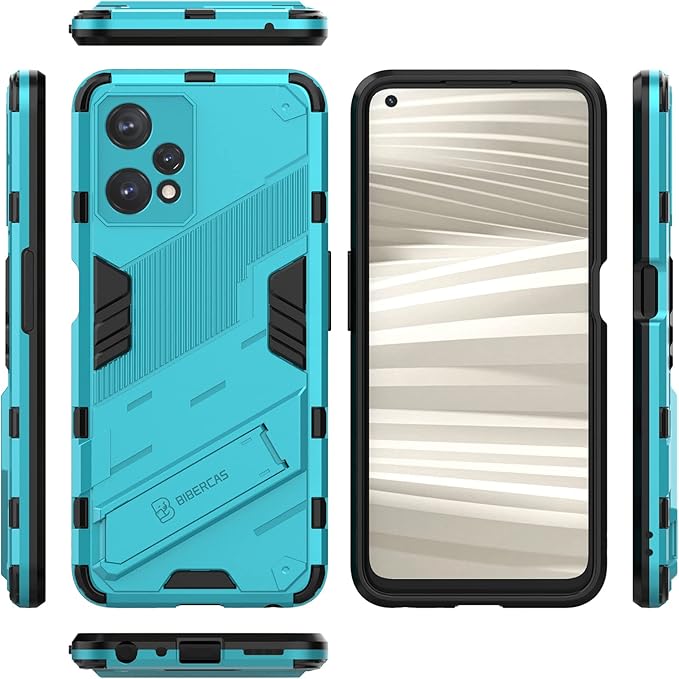 Hibridni GIOPUEY ovitek za Realme 9 5G / Realme 9 Pro 5G – modra