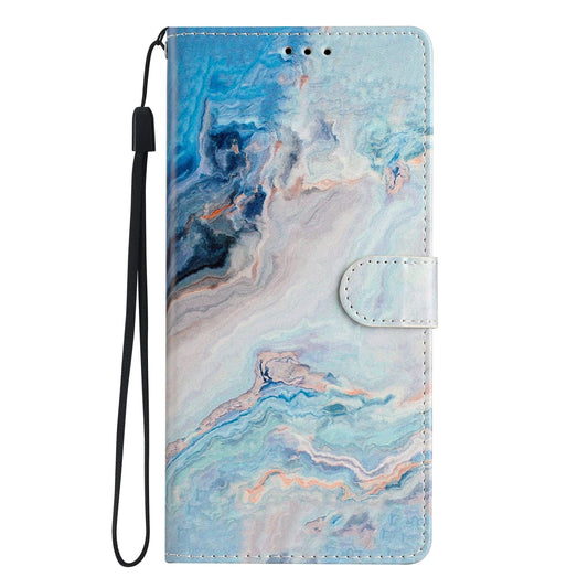 preklopna torbica blue marble za samsung galaxy a33 5g modra