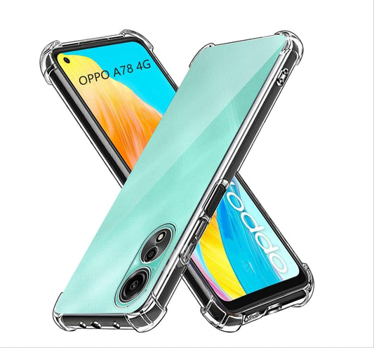 GIOPUEY prozoren antishock ovitek za Oppo A78 4G