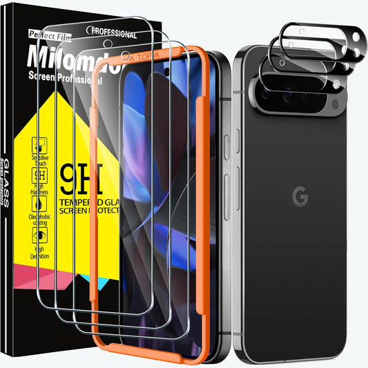Zaščitno steklo + zaščita kamere za Google Pixel 9 Pro XL (3+3) – 9H kaljeno steklo