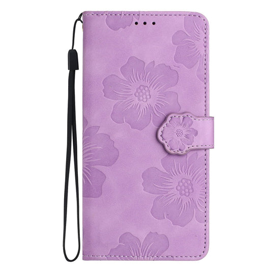 preklopna torbica violet flowers za samsung galaxy s9 plus vijolicna