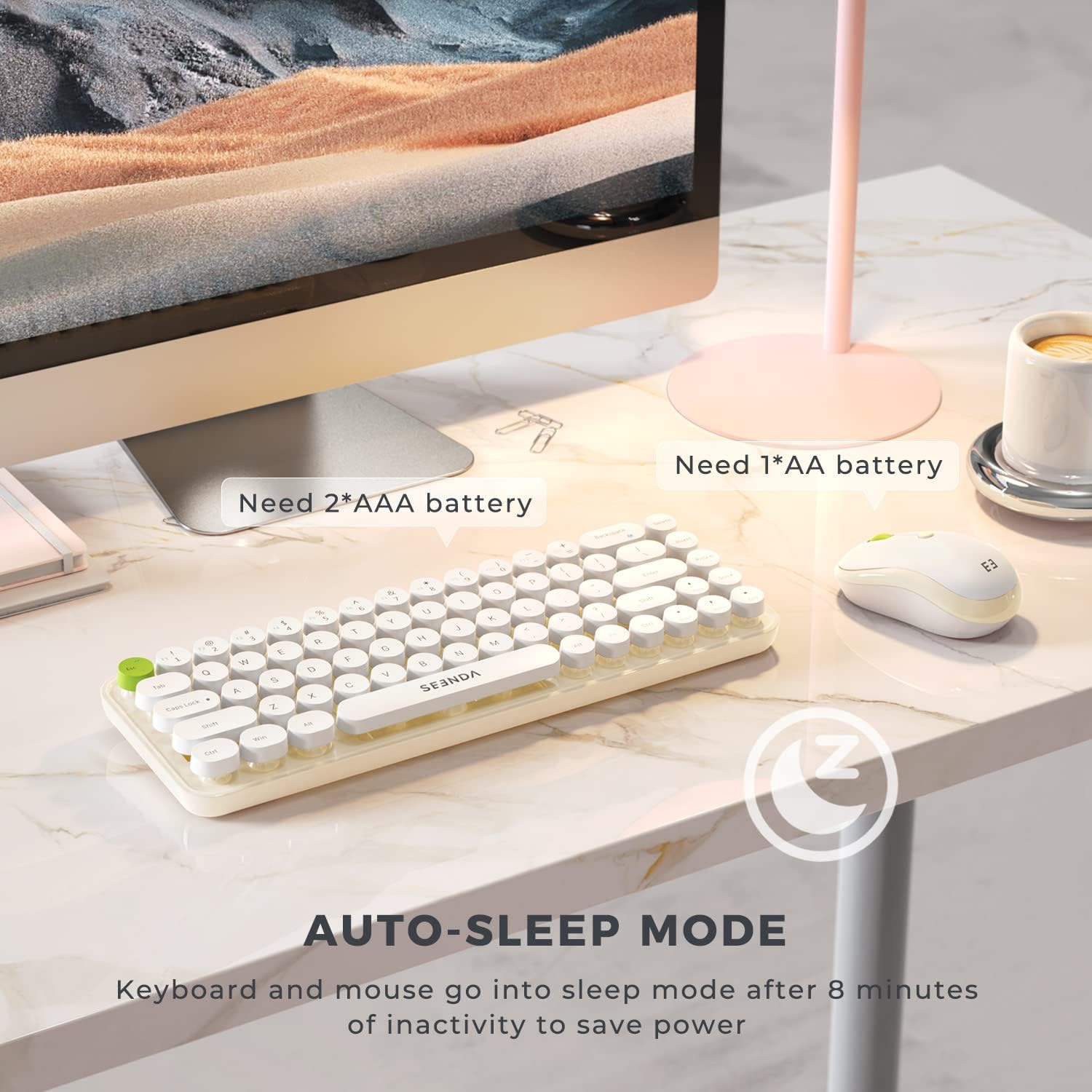 Tipkovnica ''seenda'' z miško USB-C adapterjem