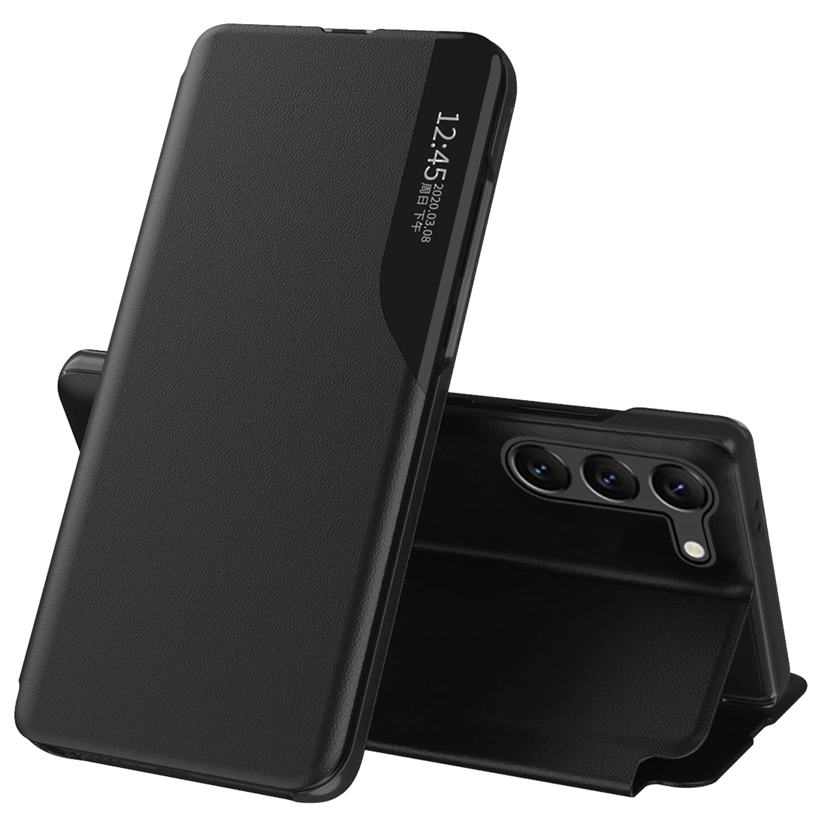 pametni ovitek za samsung galaxy s23 crna