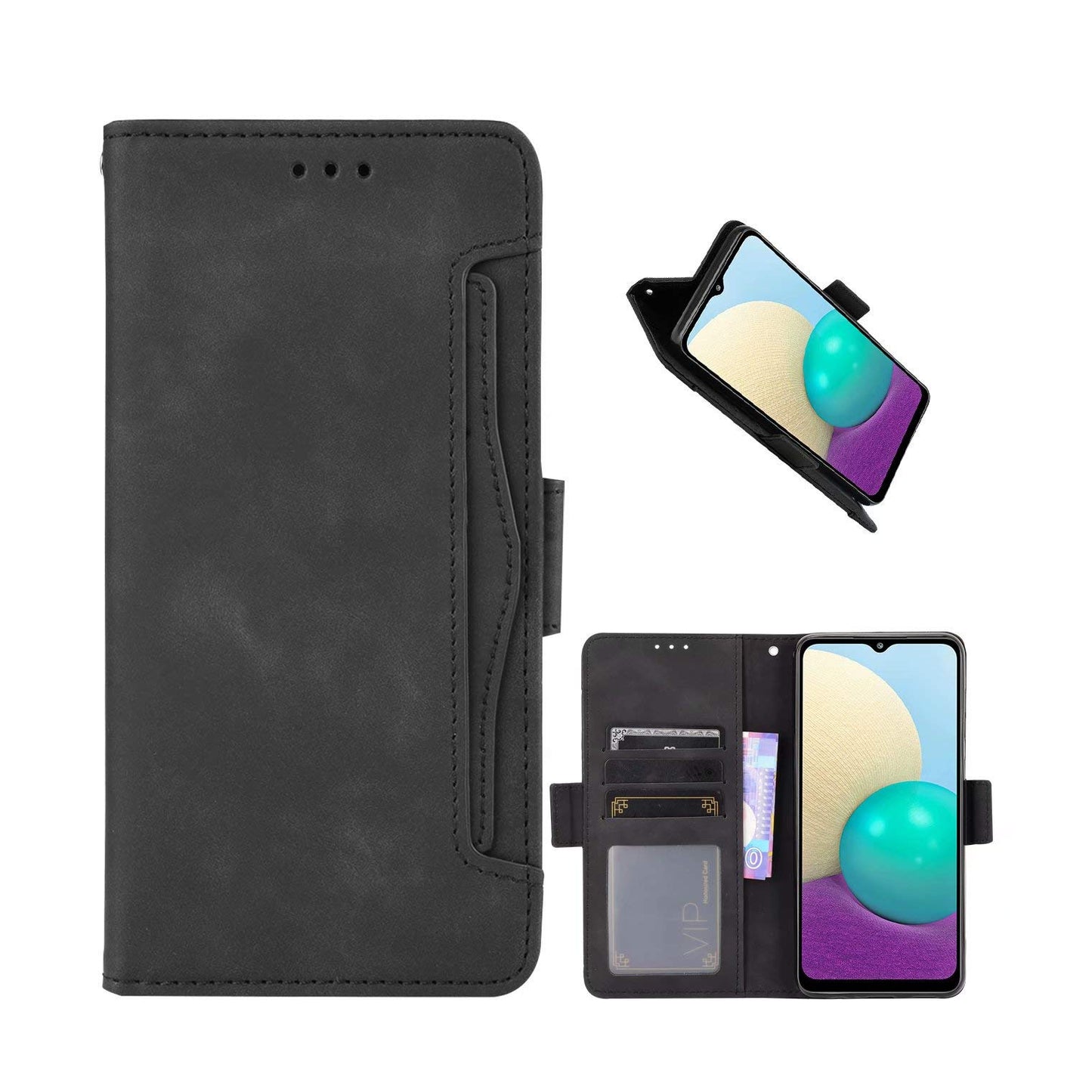 preklopna torbica za asus rog phone 5 crna