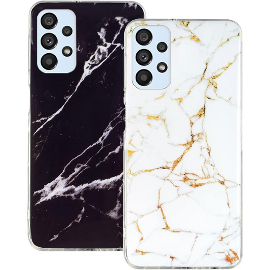 Ovitek "marble" za Samsung Galaxy A32 4G – Yiscase – Bela / TPU silikon