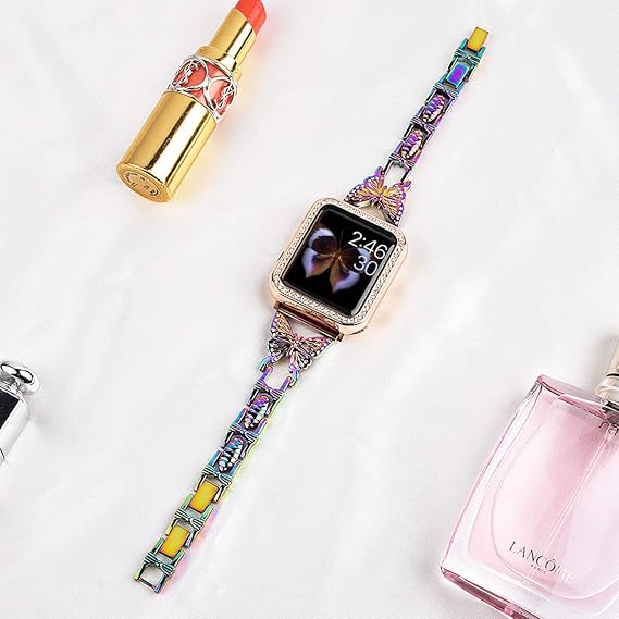 Metalna narukvica Butterfly za Fitbit Versa 2 / Versa / Versa Lite / SE