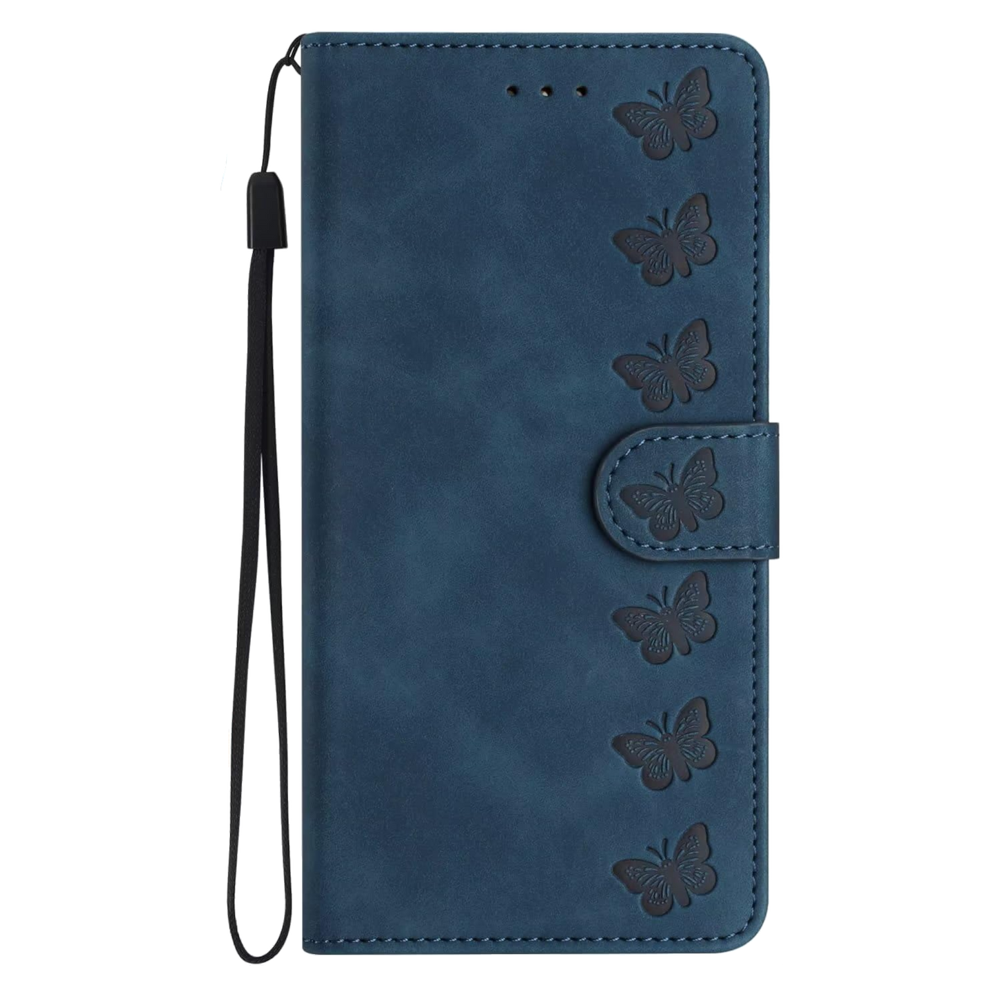 Preklopna torbica "Mini Butterflies" za Samsung Galaxy S9 Plus – Infostyle – Temno modra
