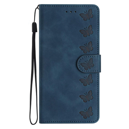 Preklopna torbica "Mini Butterflies" za Samsung Galaxy S9 Plus – Infostyle – Temno modra