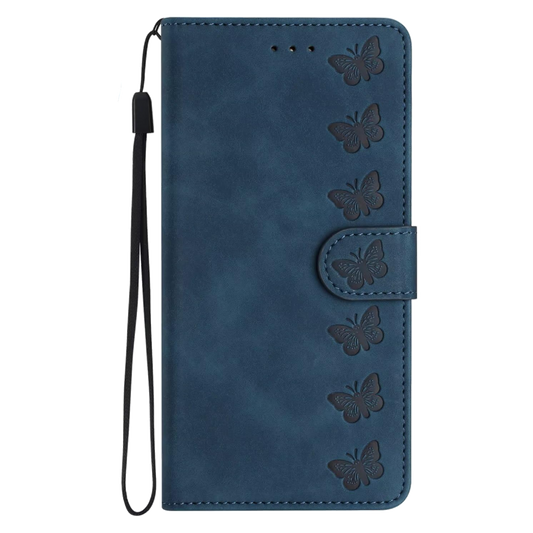 Preklopna torbica "Mini Butterflies" za Samsung Galaxy S9 Plus – Infostyle – Temno modra