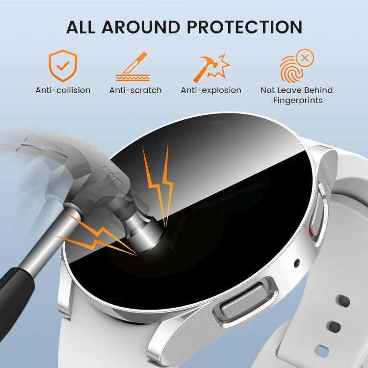 Zaščitno steklo "antispy" z aplikatorjem za pametno uro Samsung Galaxy Watch 5/4 40mm – Infostyle