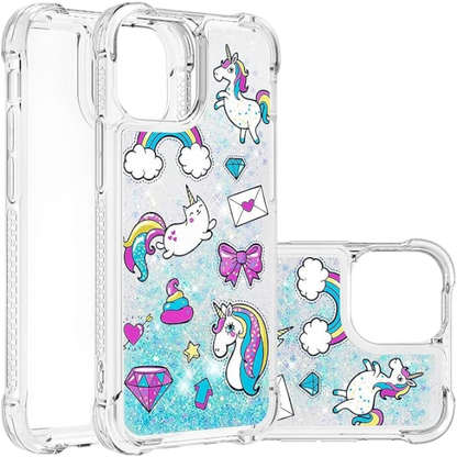 Ovitek "Blue Unicorn" za iPhone 13 Pro – Infostyle – Prozorna