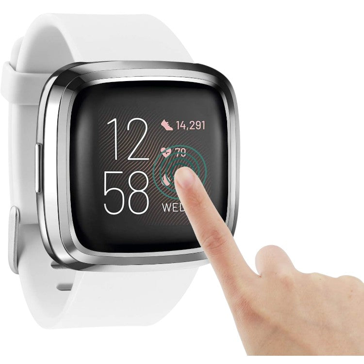 Ovitek za uro Fitbit Versa, 2kos, črna – Infostyle