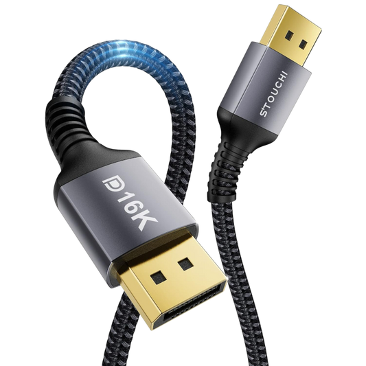 Kabel Stouchi 16K DisplayPort 2.1 DP2.1, 1m