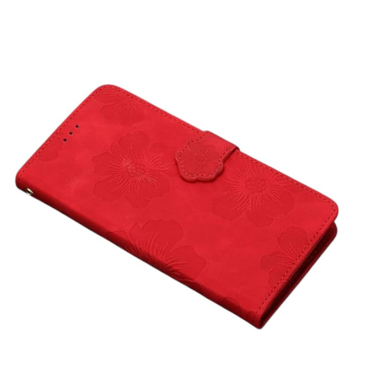 Preklopna torbica "cvet" za Google Pixel 6A, rdeča – Infostyle