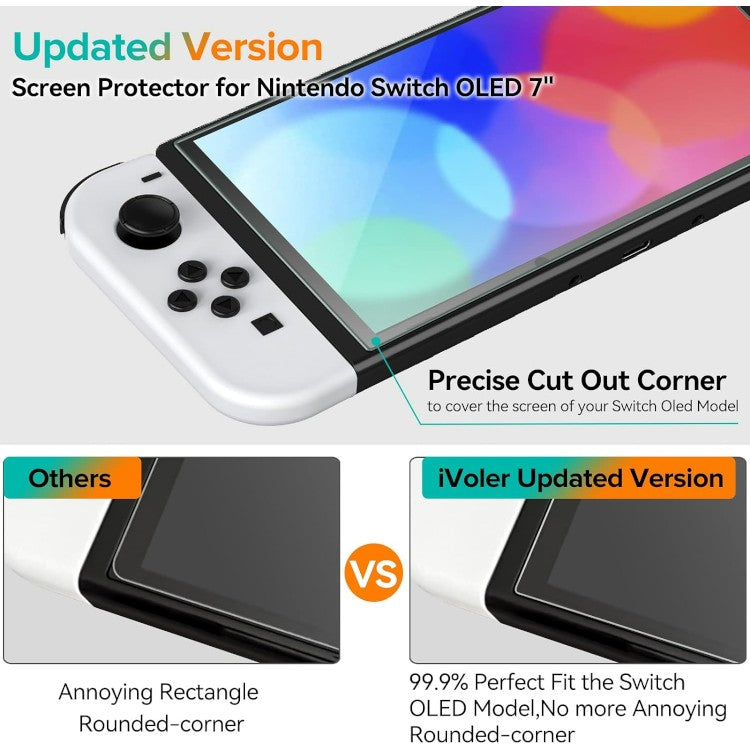 Zaščita zaslona za Nintendo Switch OLED model 2021 in 2023 – ivoler