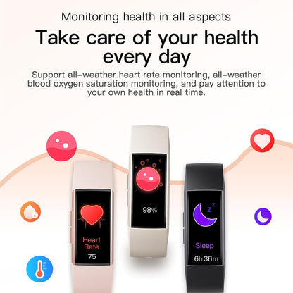 Ženski fitness pametni sat AMOLED – otkucaji srca, pedometar, WhatsApp obavijesti (IP67)