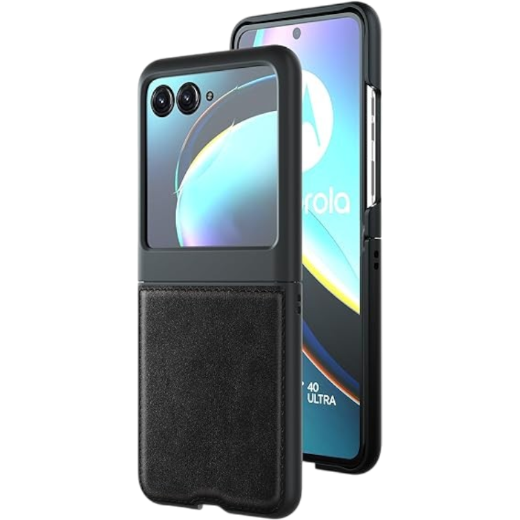 Ovitek "Foluu Shell" za Motorola Razr 40 Ultra, črna – Črna