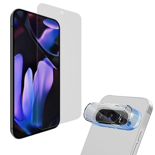 Zaščitno steklo + zaščita za kamero za telefon Google Pixel 9 Pro XL – Infostyle