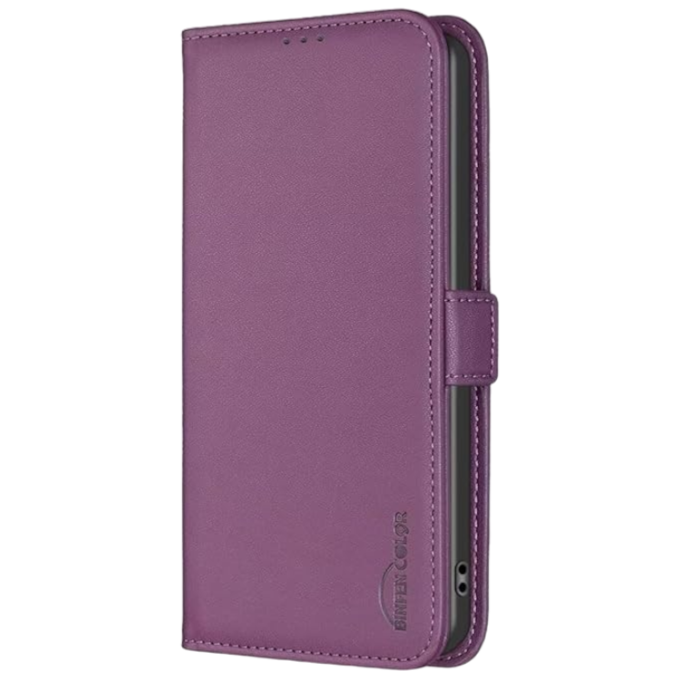 Preklopna torbica za Motorola Moto E13, vijolična – Yiscase – Vijolična