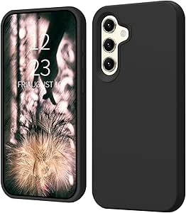 ElestBela silikonska maskica za Samsung Galaxy S24 Plus – tanka zaštitna maskica s mikrovlaknima