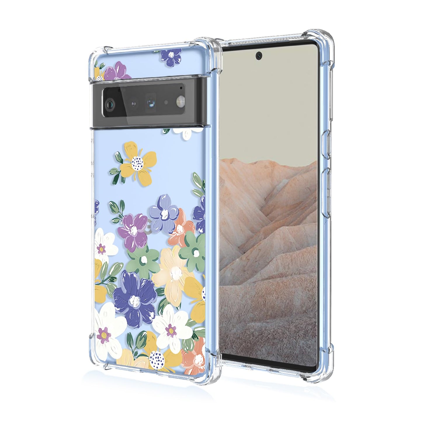 Antishock maskica s cvjetićima za Google Pixel 6 Pro