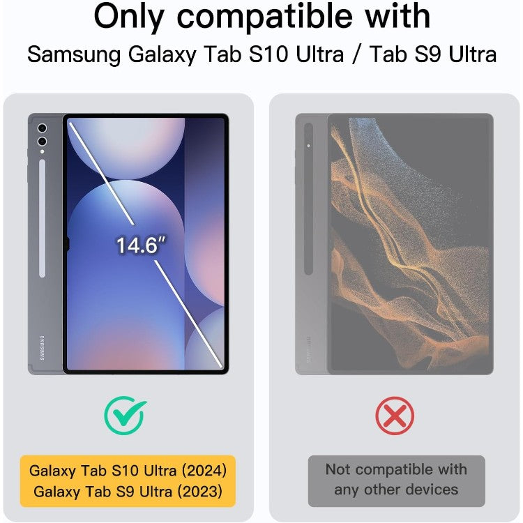Ovitek JETech za Samsung Galaxy Tab S10 Ultra/Tab S9 Ultra 14,6"