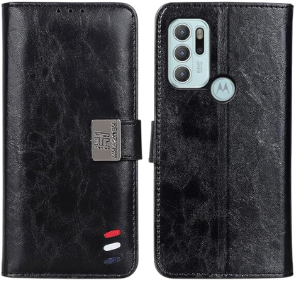 Preklopna torbica za Motorola Moto G60S – SHIEID – Črna