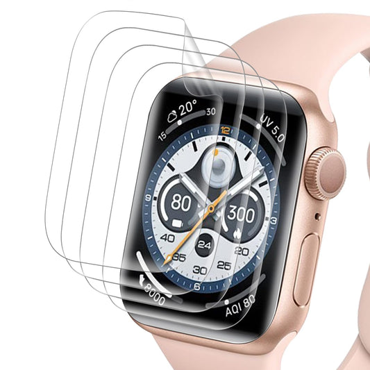 Zaščitna folija za Apple Watch Series 7/8/9 (41 mm) – fleksibilna TPU zaščita, paket 4 kos