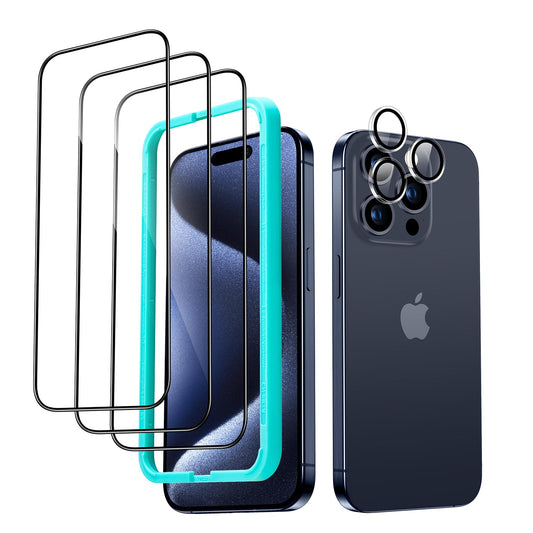 ESR komplet zašèit za iPhone 15 Pro 3x steklo + zašèita kamere