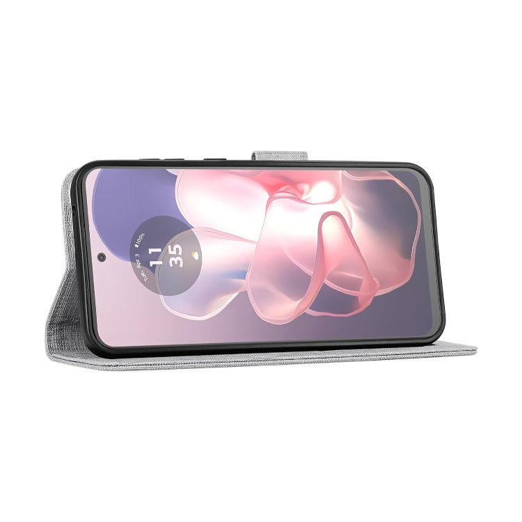 Preklopna torbica "foluu" za Motorola Moto G73 5G, siva