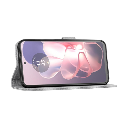 Preklopna torbica "foluu" za Motorola Moto G73 5G, siva