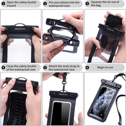 UNBREAKcable vodotesna torbica za telefon (2 kosa)