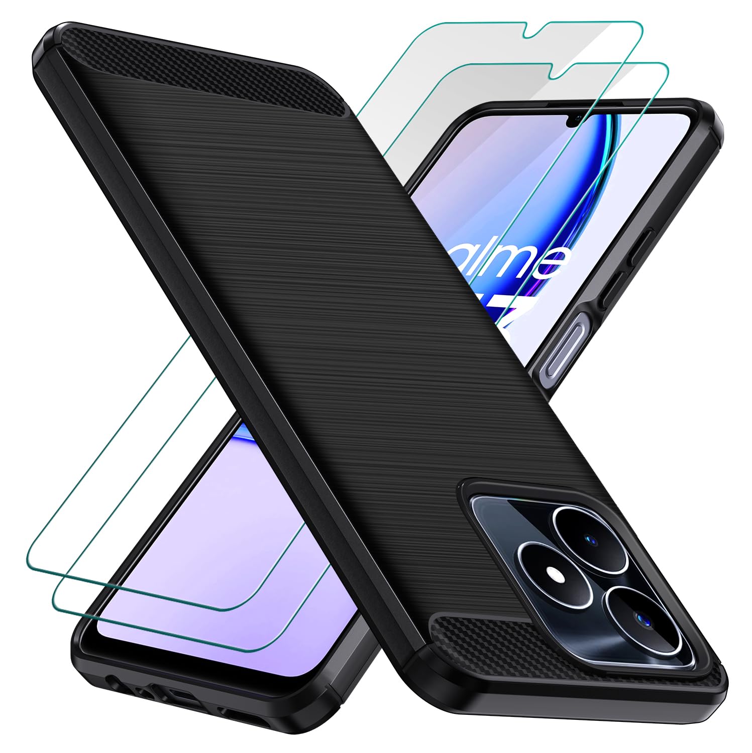 Ovitek + zašèitno steklo za Realme C53 / C51