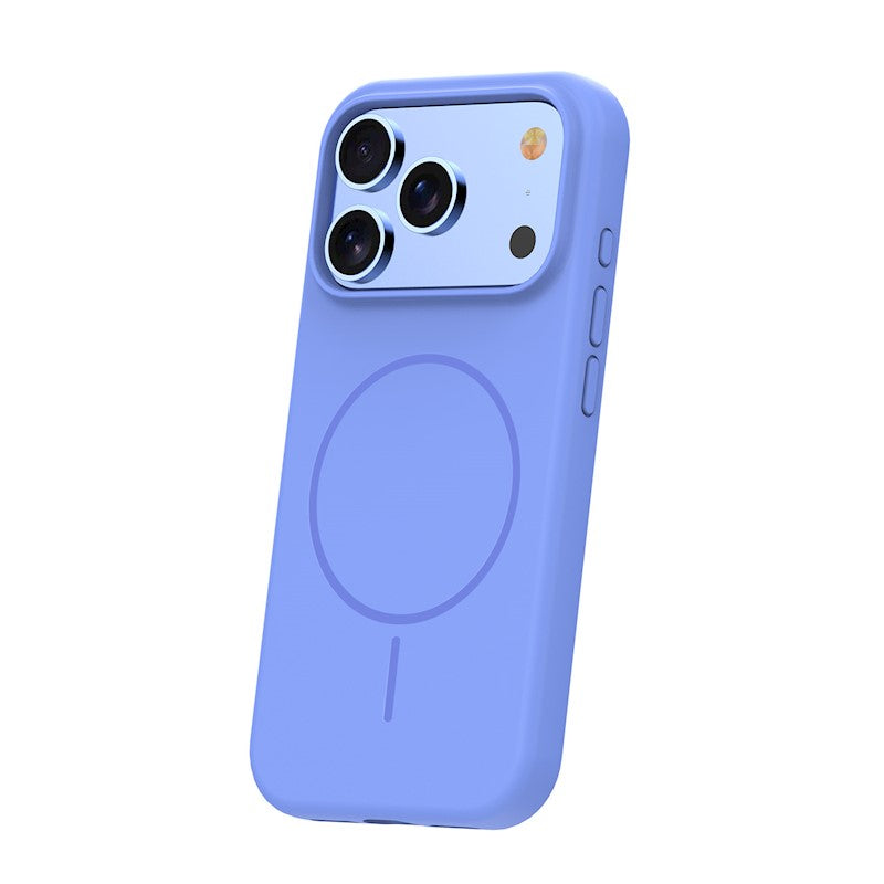 Ovitek za iPhone 17 Pro / 18 Pro, silikonski MagSafe – nebesno moder