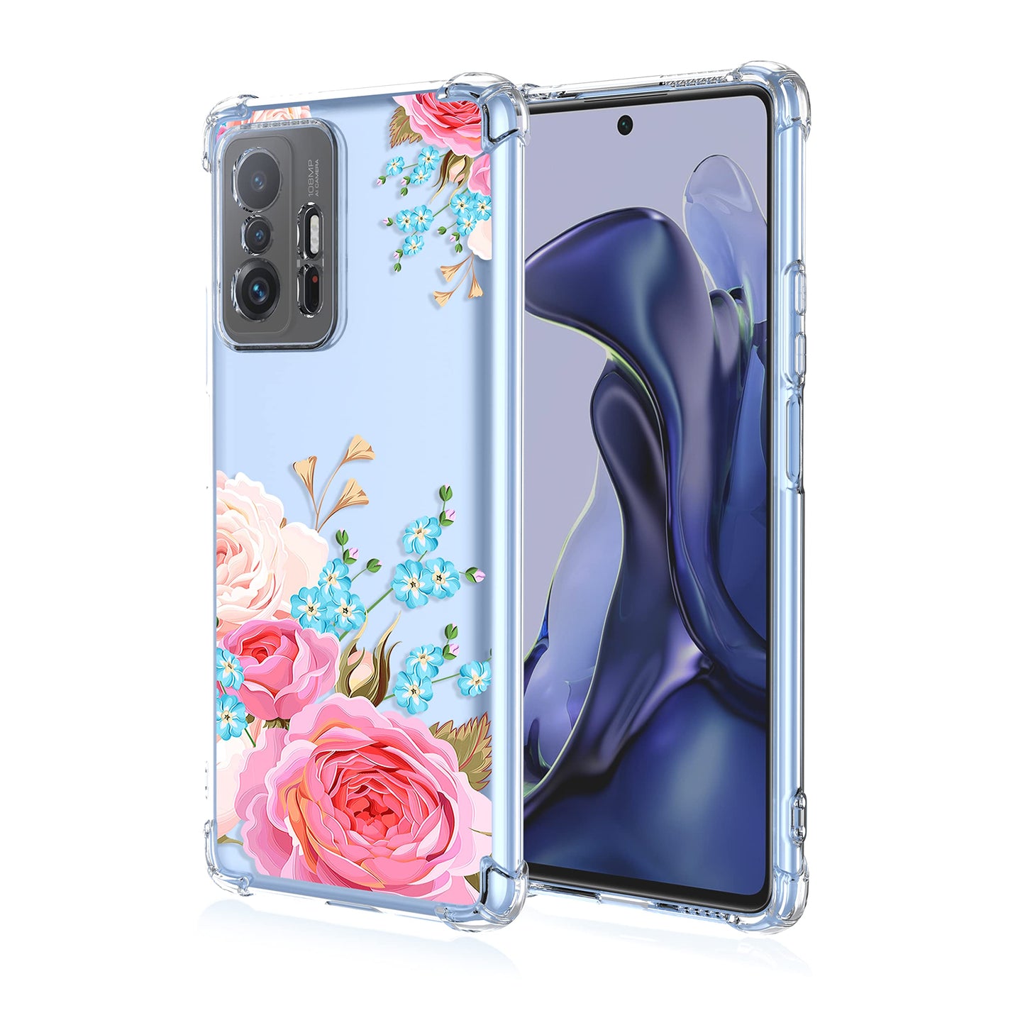 Silikonska maskica Roses za Xiaomi 11T / 11T Pro