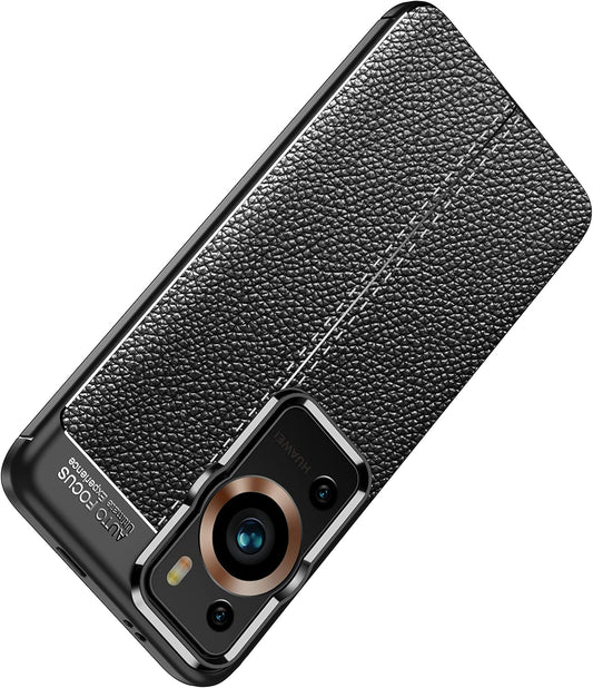 Silikonska maskica RanTuo za Huawei P60 Pro – crna
