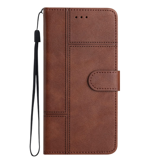 Preklopna torbica "Intersection" Samsung Galaxy S24 Ultra – Infostyle – Rjava