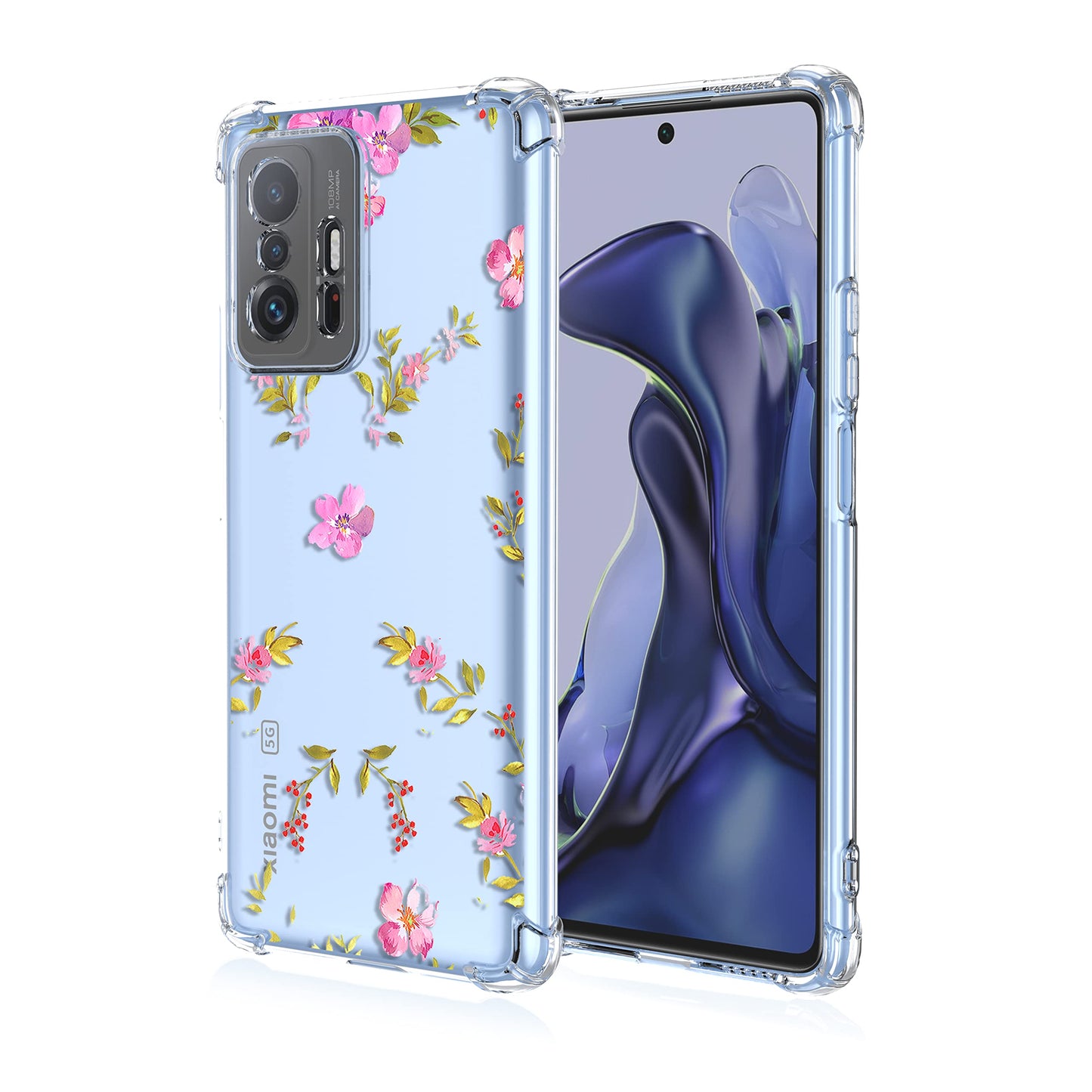 Silikonski ovitek Peach Blossom za Xiaomi 11T / 11T Pro