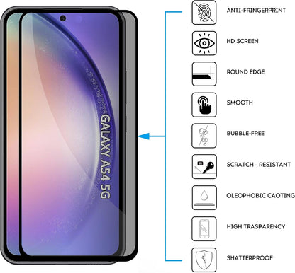 Zaštitno staklo "Newtop 9D Privacy Glass" Samsung Galaxy A54