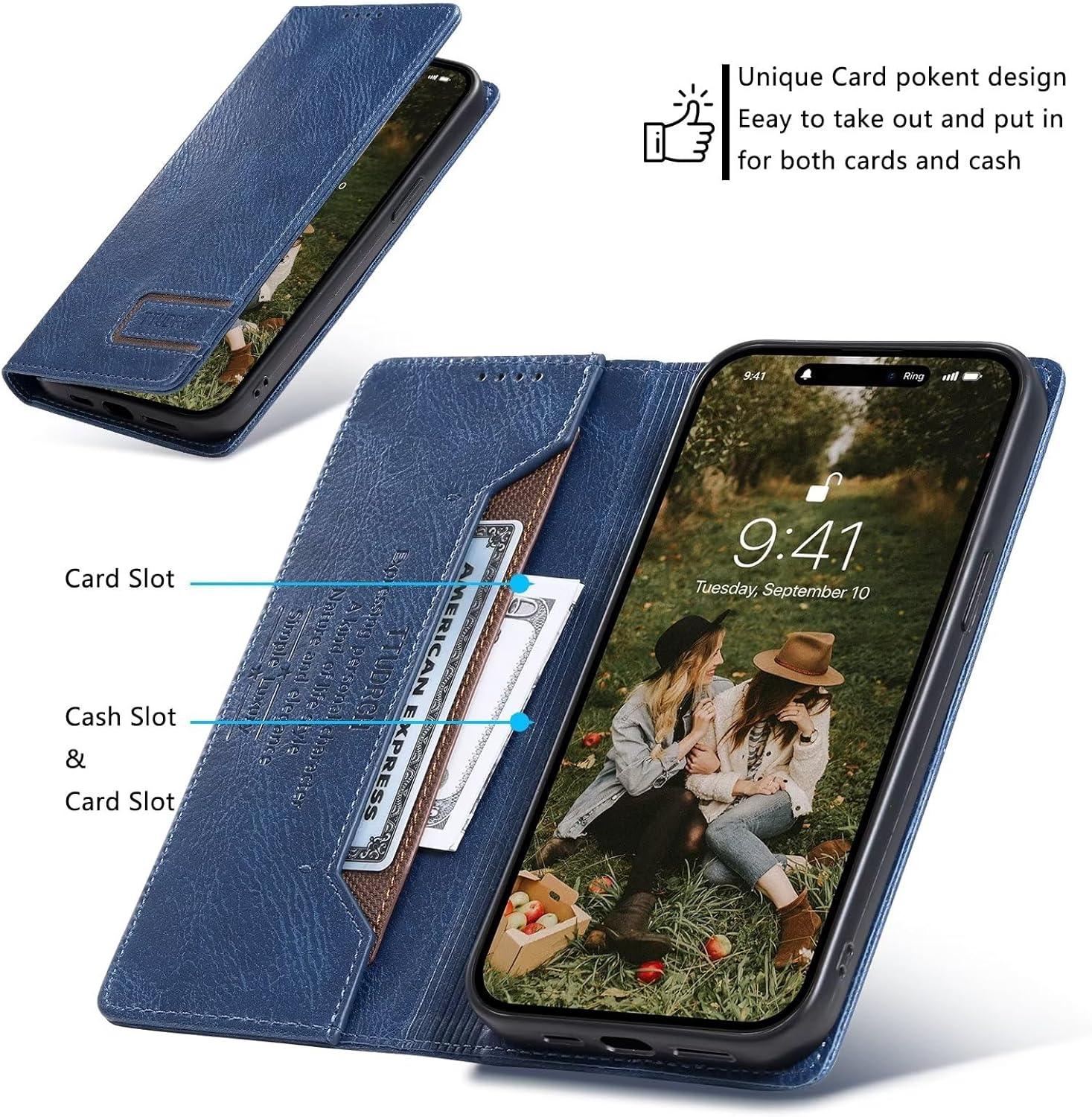 Preklopna torbica za telefon "Yiscase" iPhone 14 Pro Max